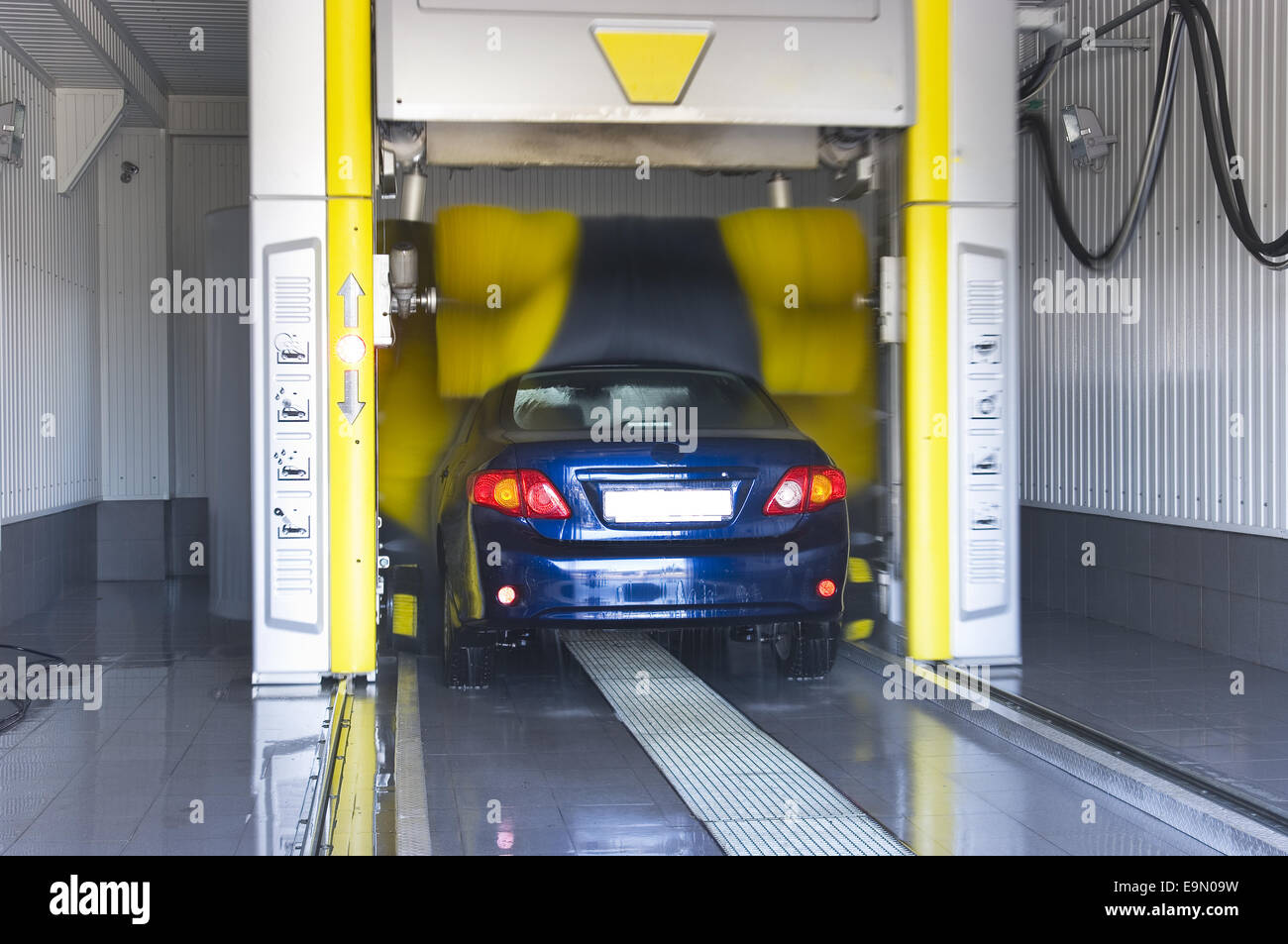 Automatic car wash Stock Photo