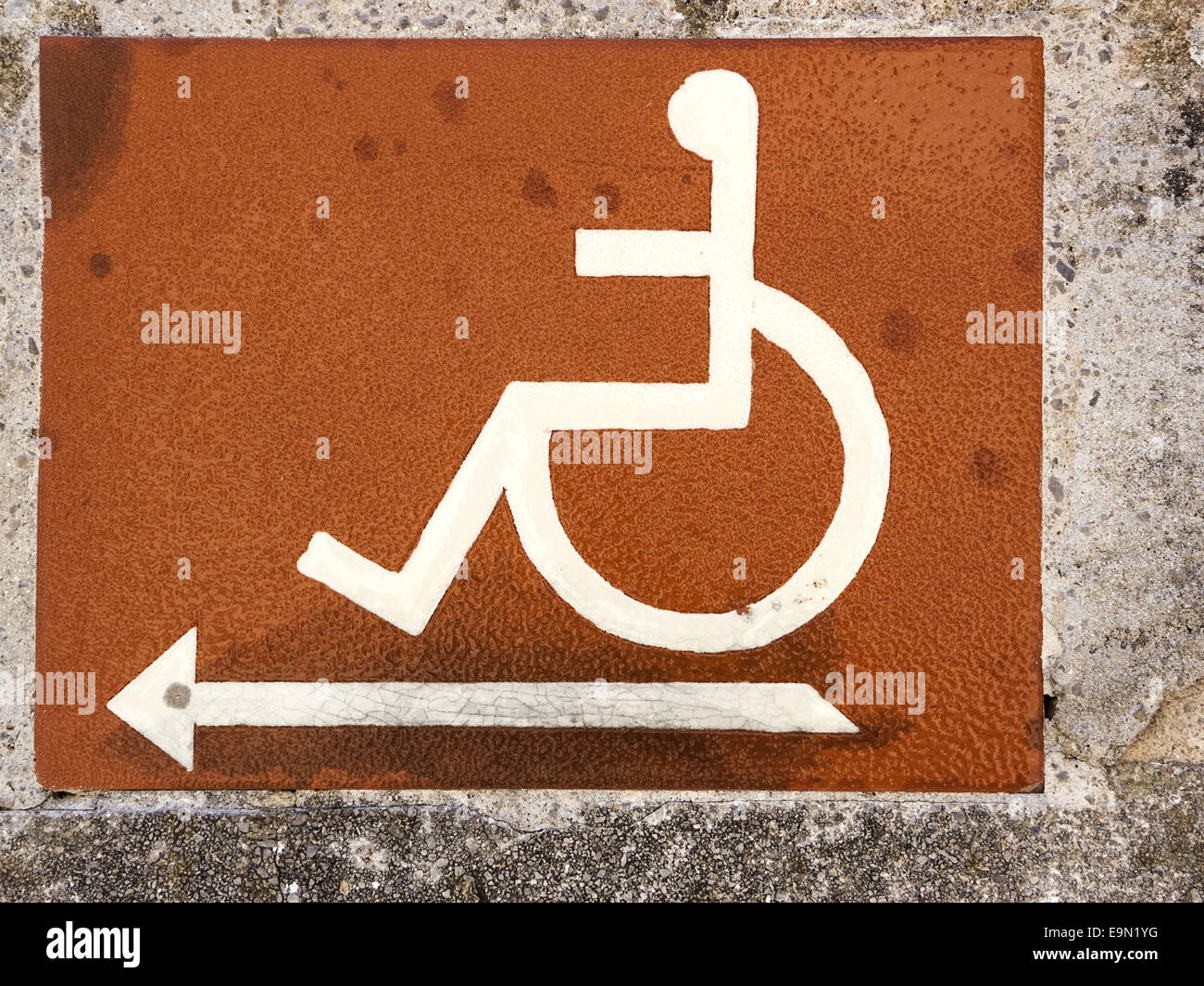 wheelchair user Stock Photo