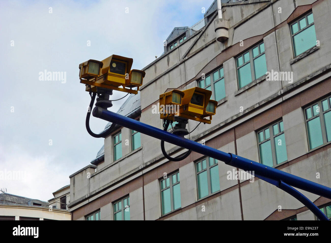 Overhead speed cameras Stock Photo Alamy