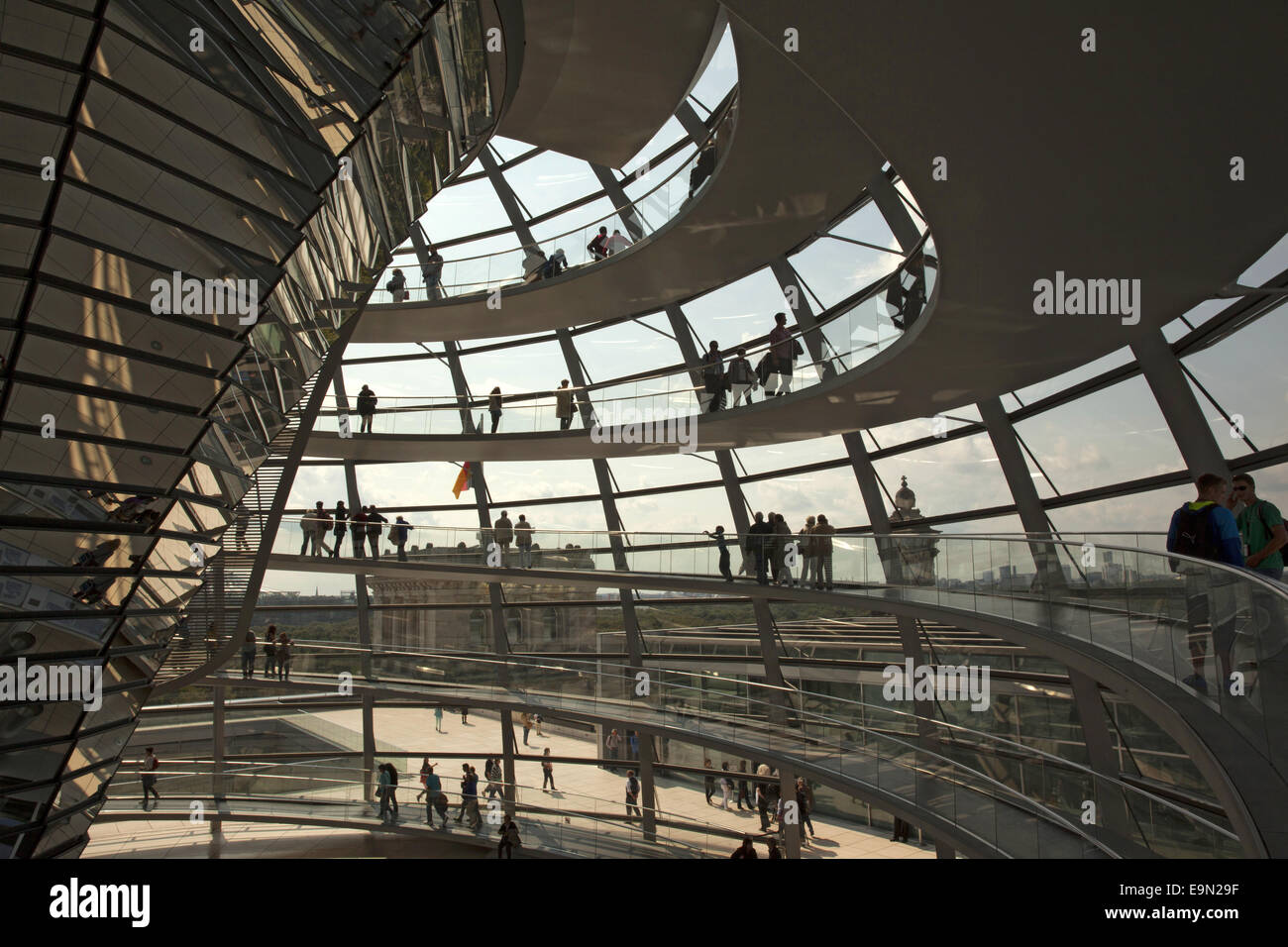 Millions of people visit the Bundestag Dome atop the German Parliament  every year. Berlin, Germany. Reichstag Building Stock Photo - Alamy