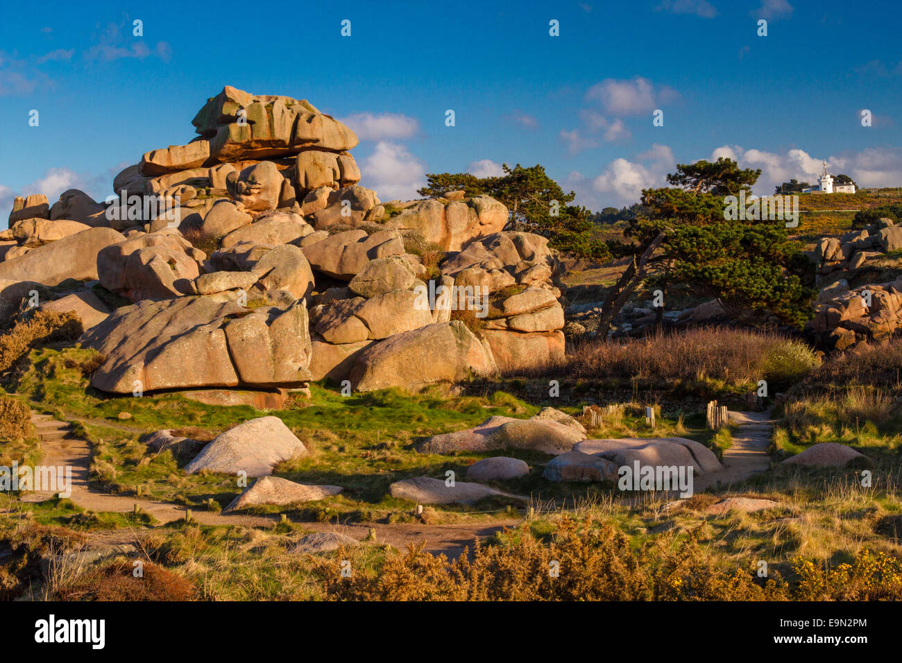 Pink Granite Coast, Brittany, France Stock Photo Alamy