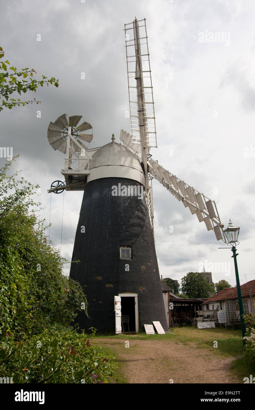 Bardwell Mill, Suffolk Stock Photo