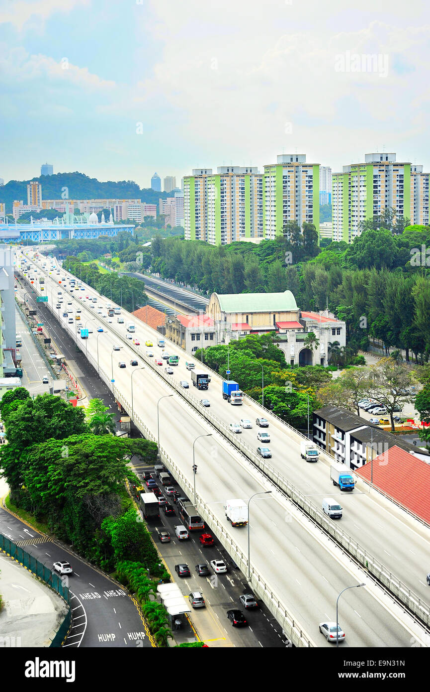 Singapore  roads Stock Photo