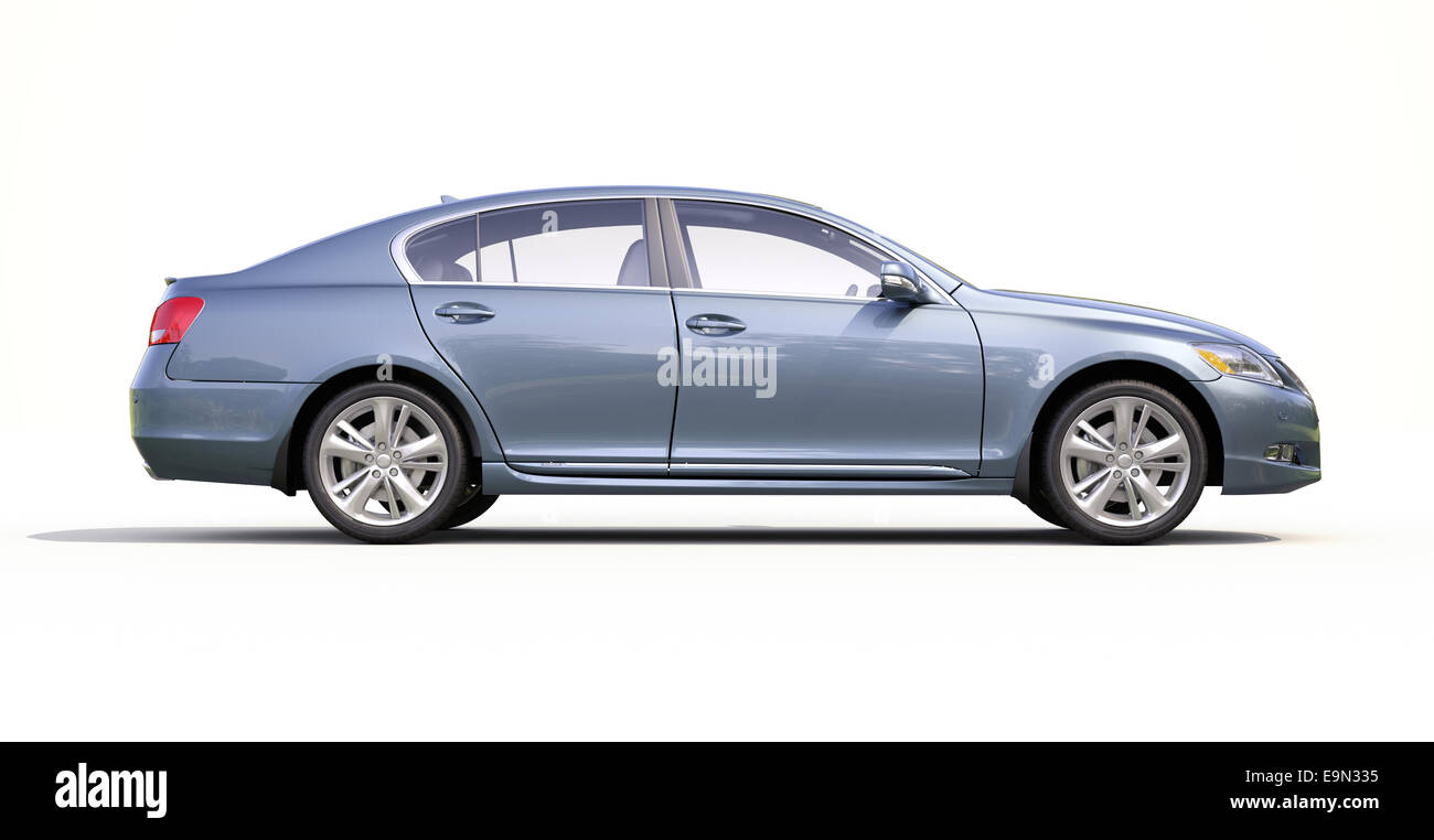Modern car on a light background Stock Photo - Alamy
