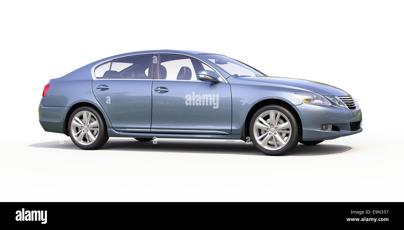Modern car on a light background Stock Photo - Alamy