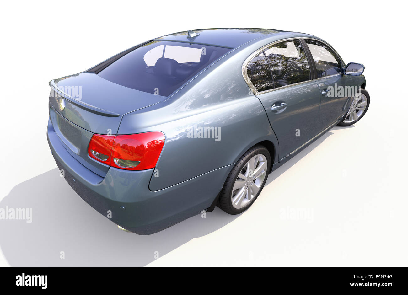Modern car on a light background Stock Photo - Alamy