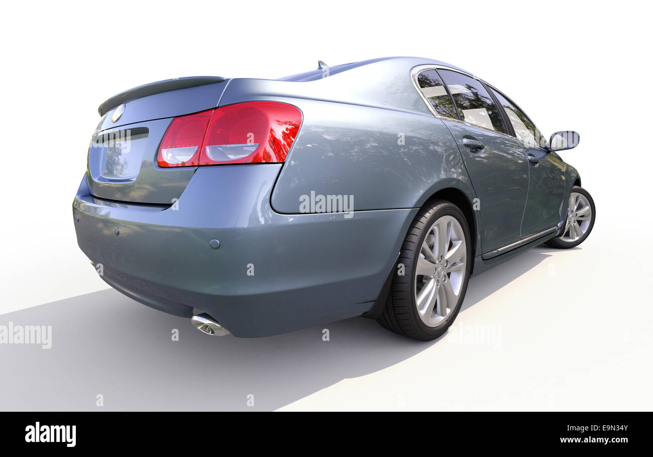 Modern car on a light background Stock Photo - Alamy