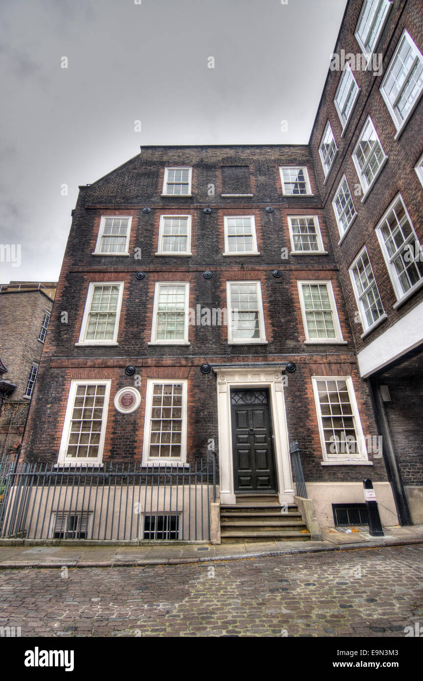 Dr Johnson's House  Fleet St London Stock Photo