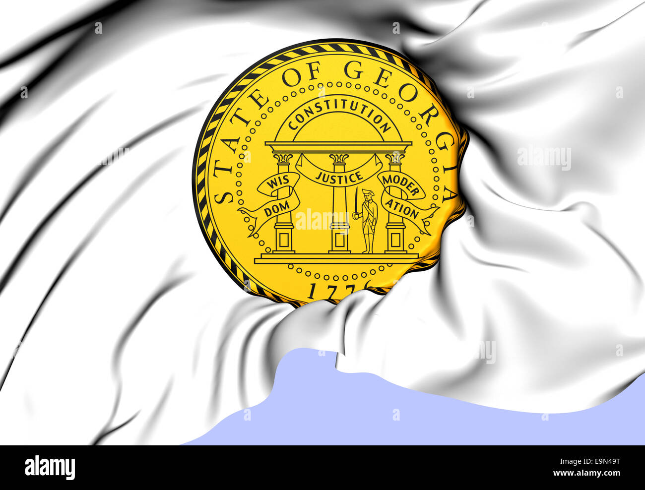 State Seal of Georgia Stock Photo