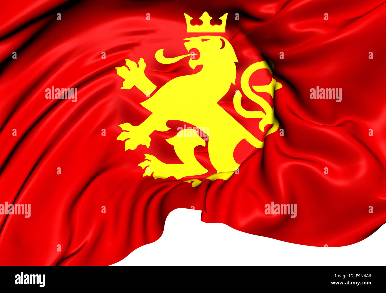 Athnic Macedonian Lion Flag Stock Photo Alamy