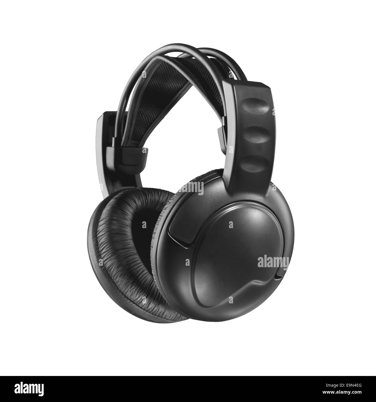 Headphones isolated on white background Stock Photo - Alamy
