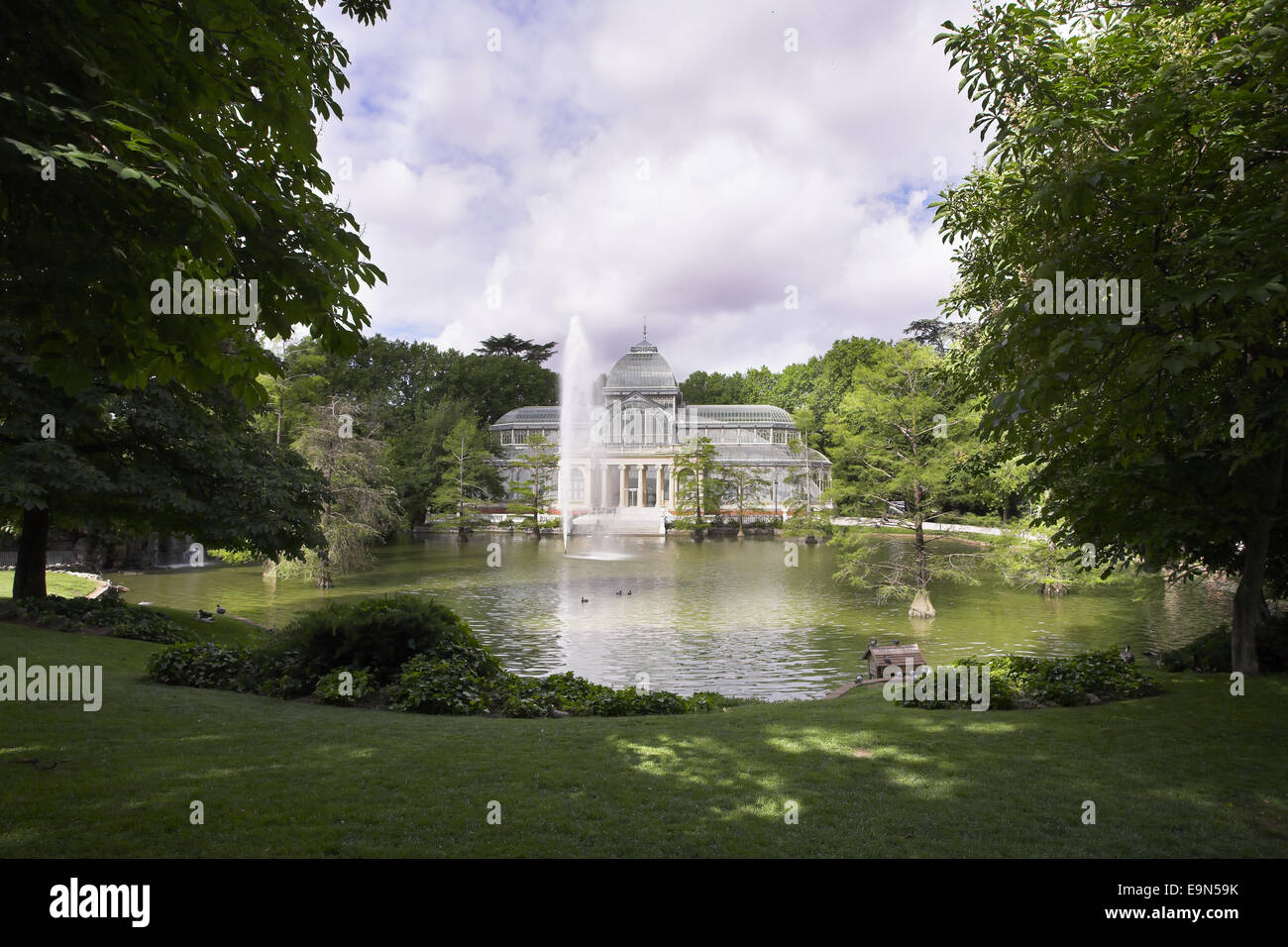 The well-known Crystal palace Stock Photo