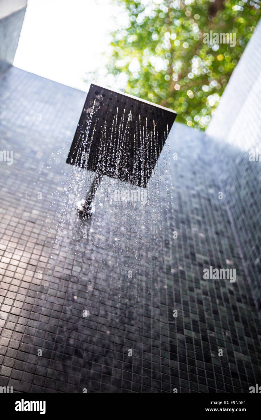 rain shower outdoor Stock Photo Alamy