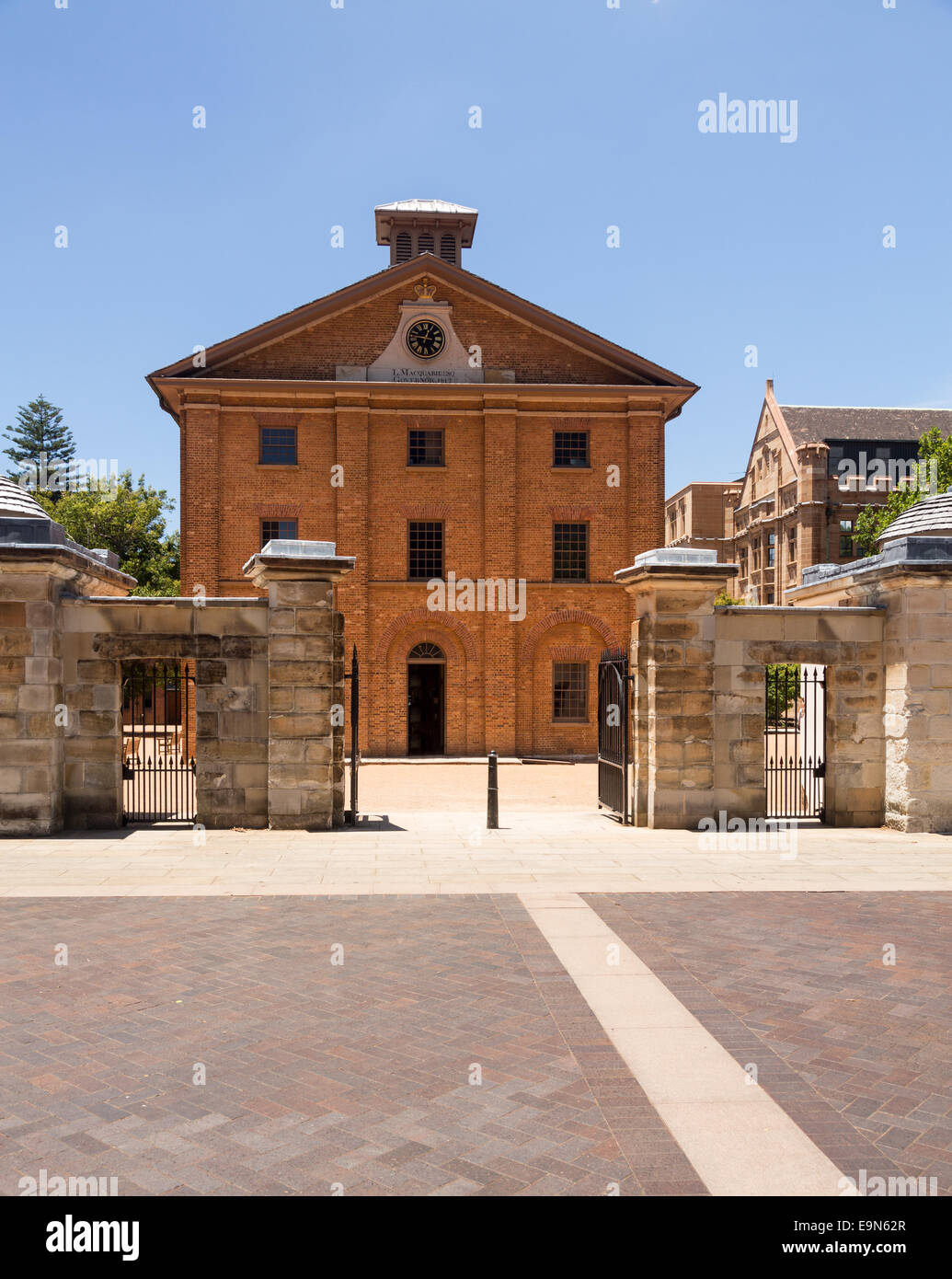 Old buildings of Hyde Park Barracks Museum Stock Photo