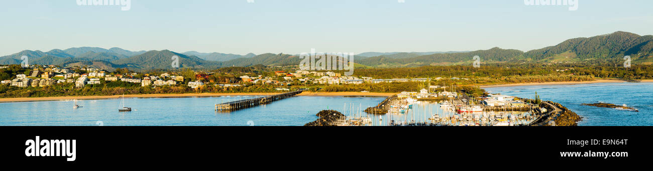 Coastline at Coffs Harbour Australia Stock Photo