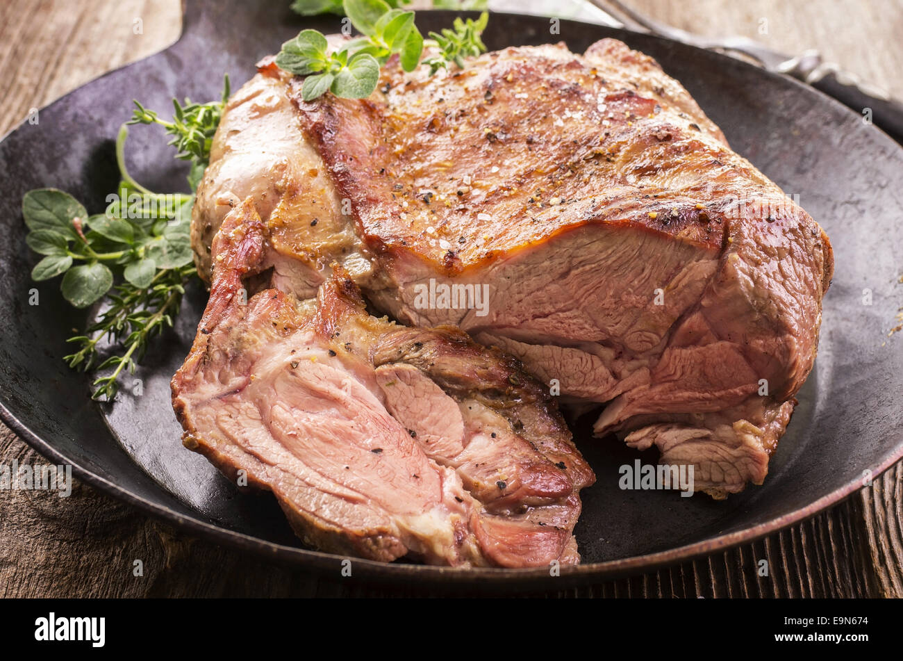 Shoulder lamb roast hi-res stock photography and images - Alamy