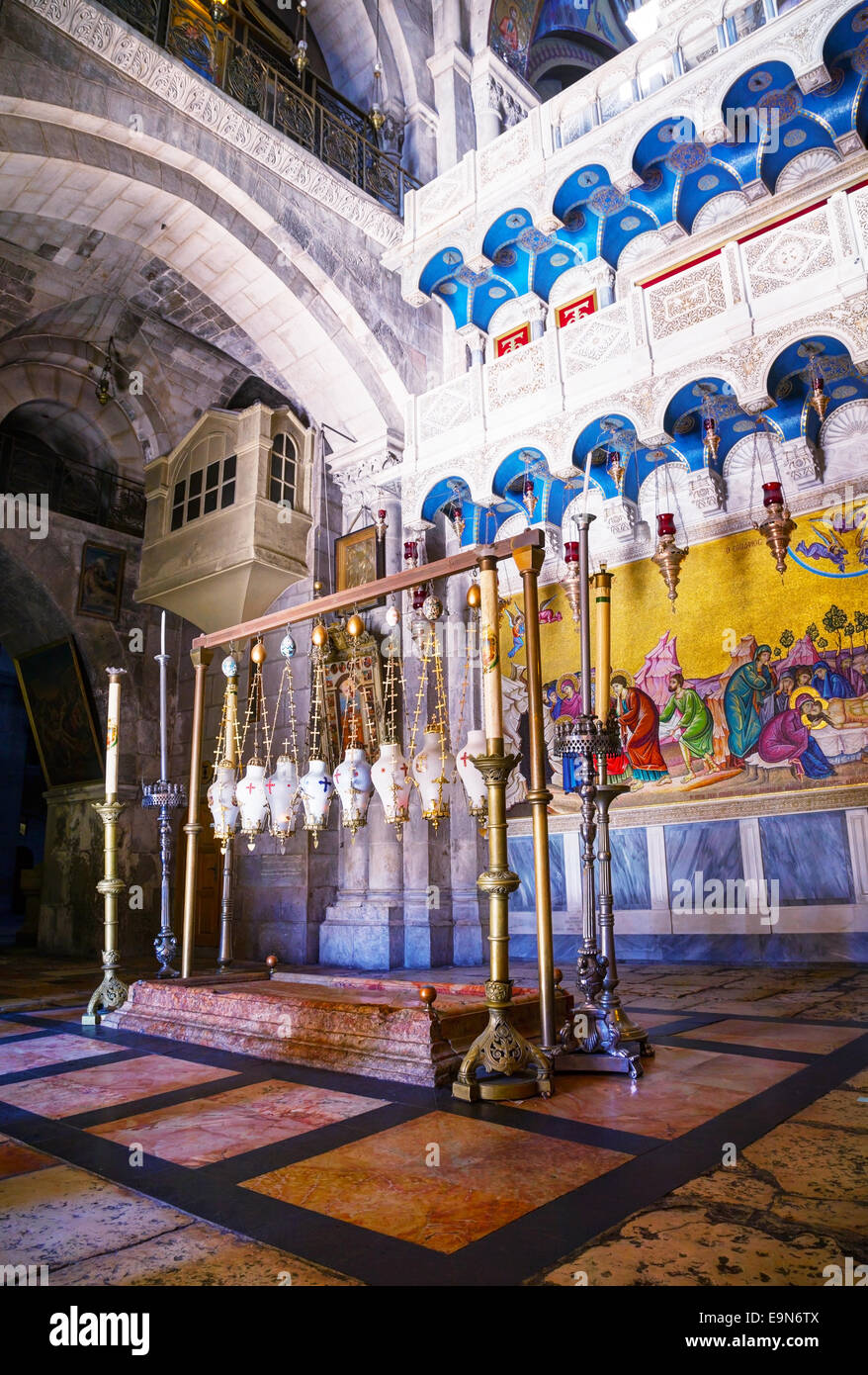 Interior church holy sepulcher hi-res stock photography and images - Alamy