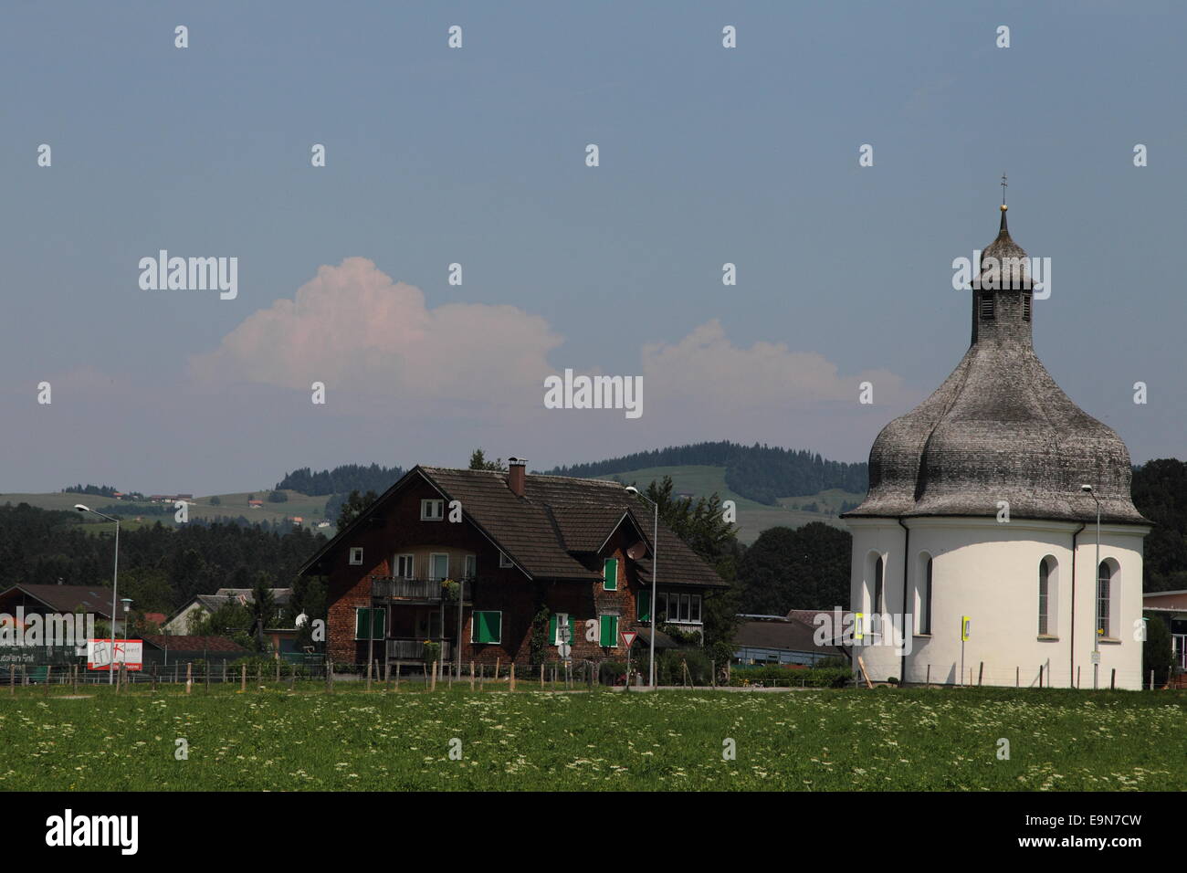 St.Anna chapel,Lingenau Stock Photo