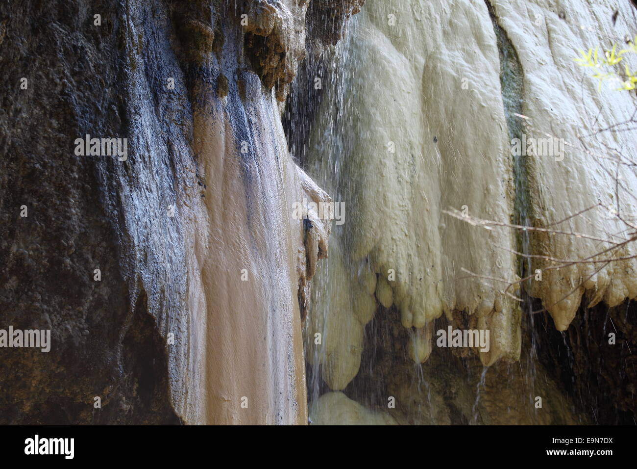 Travertine,Lingenau Stock Photo