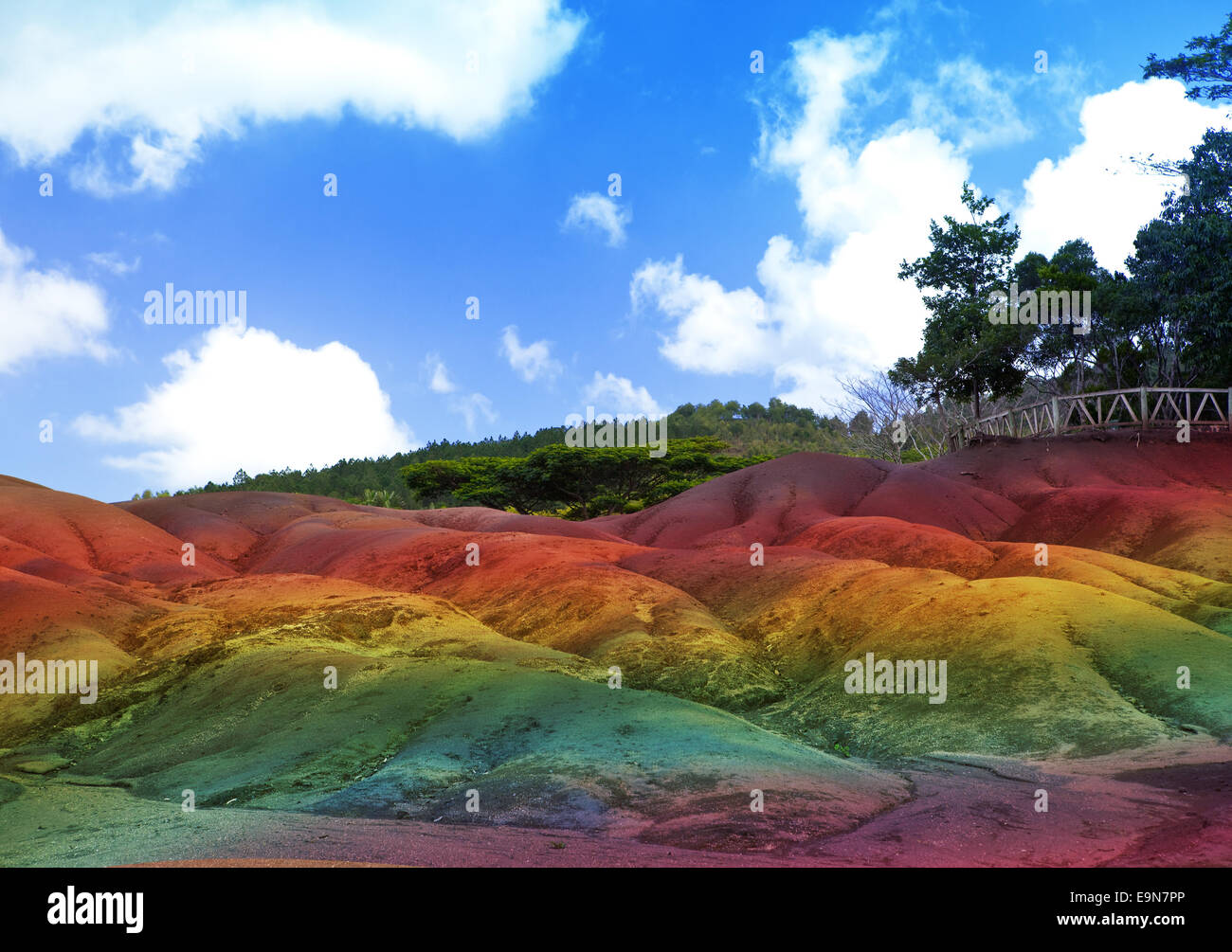 mauritius coloured 7 sands Photos Chamarel Images Stock   Chamarel & Stock Alamy