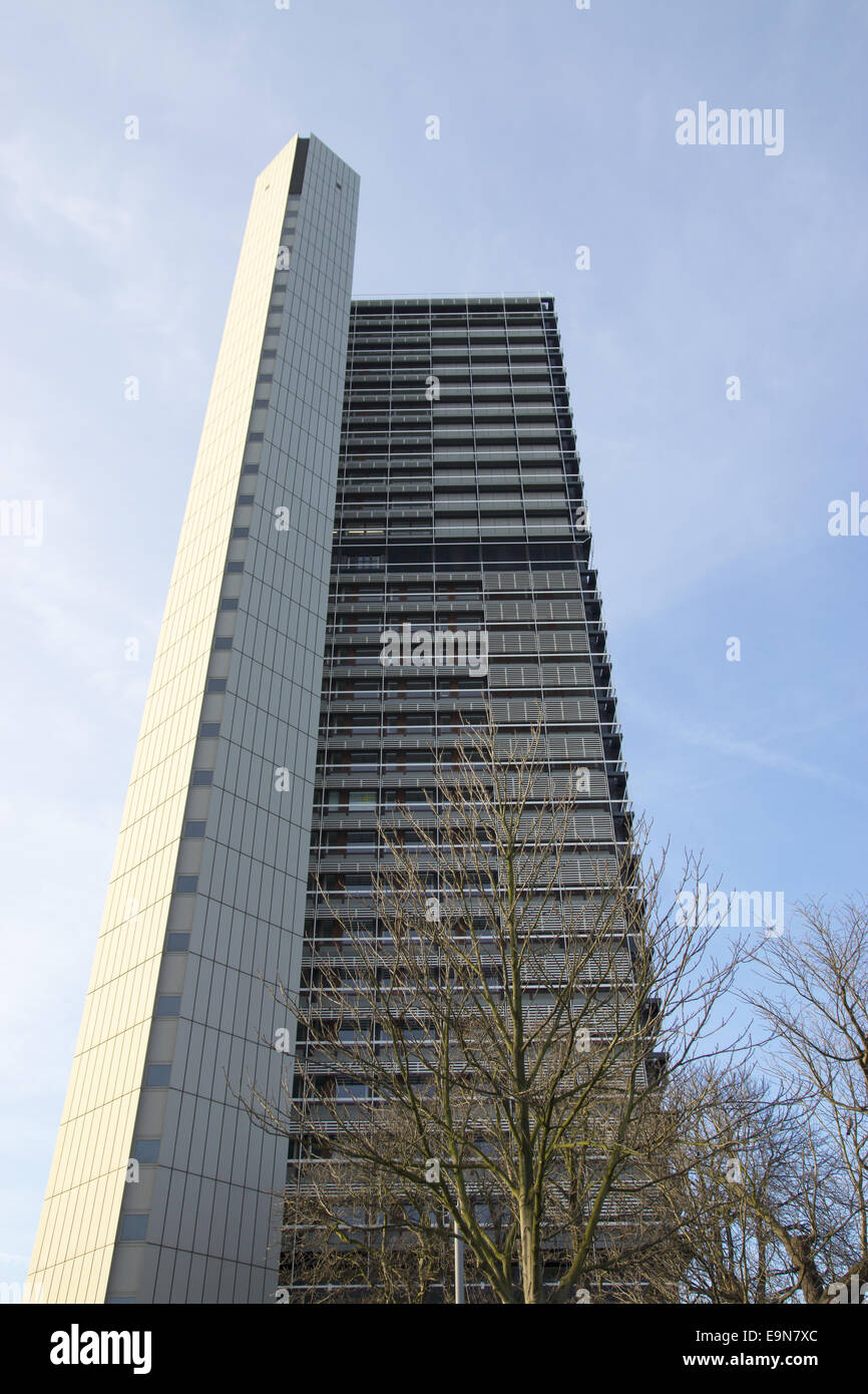 UN-skyscraper Langer Eugen in Bonn, Germany Stock Photo