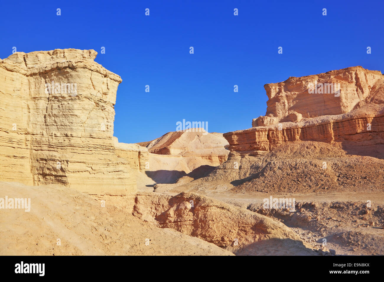 The ancient mountains of Judean Desert Stock Photo