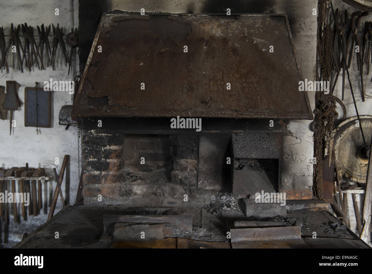 Hearth in a Forge Stock Photo - Alamy