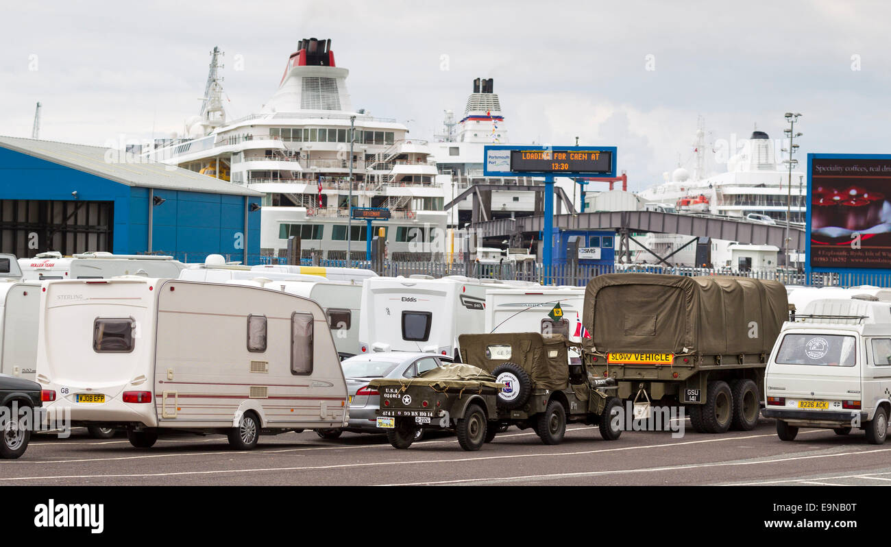 An American Second World War truck sits 