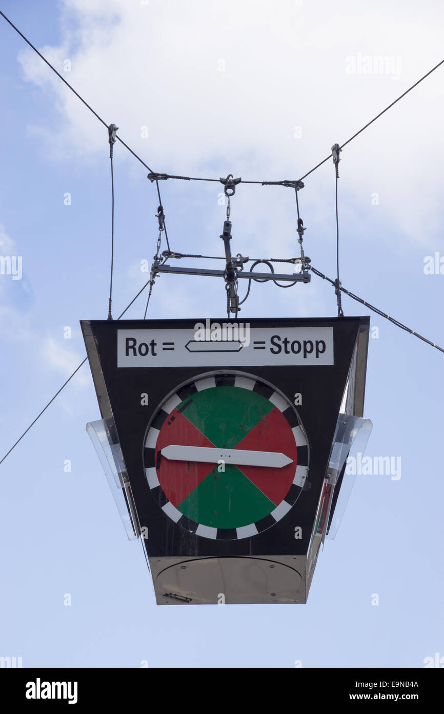 Germany Signal Historical traffic signal in Bochum, Germany Stock Photo - Alamy