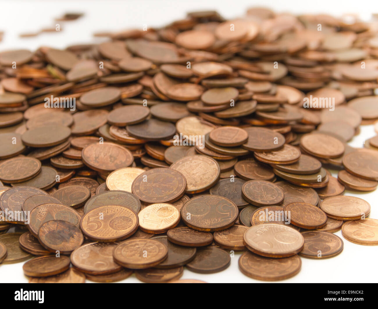 copper coins Stock Photo