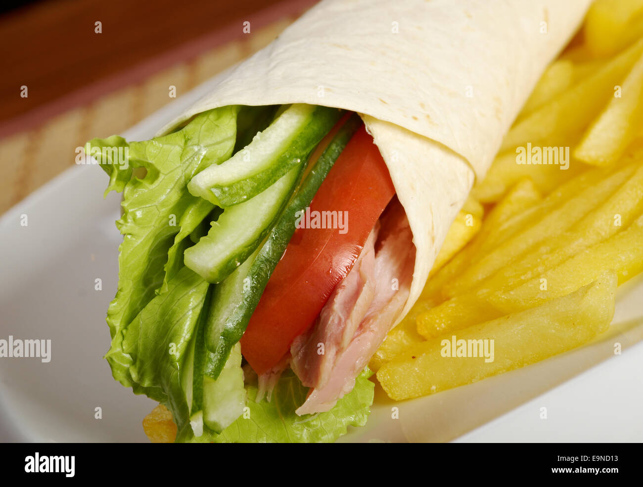 Pita bread turkish Stock Photo - Alamy