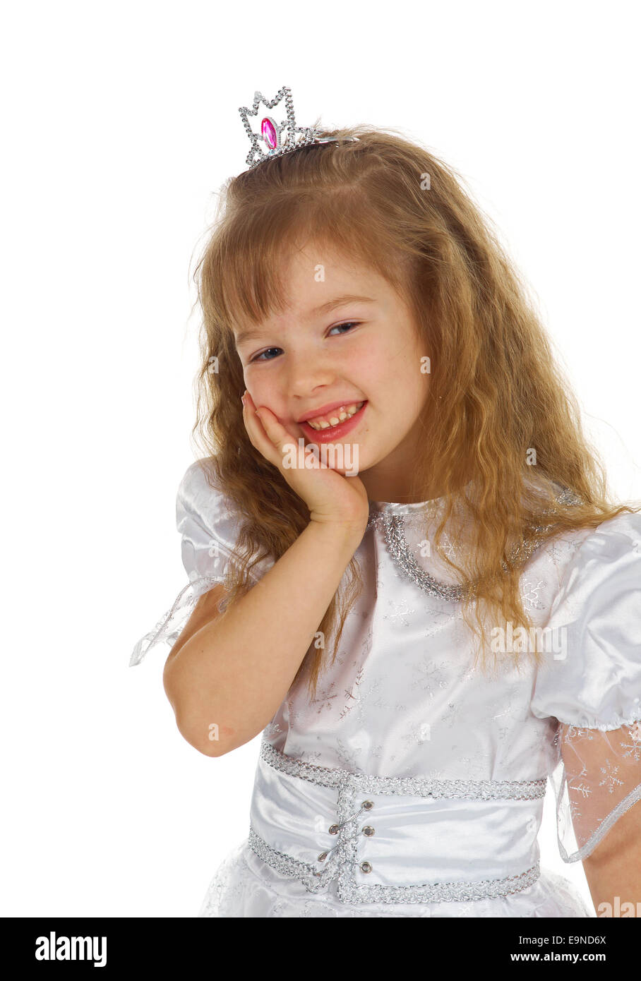 Little girl dressed as princess Stock Photo - Alamy