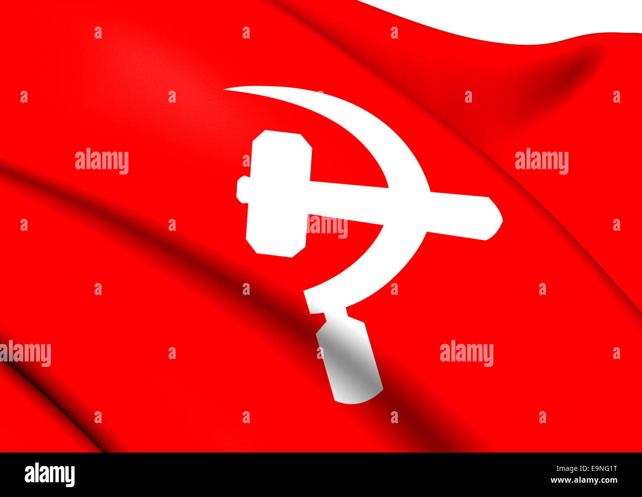 Communist flag Cut Out Stock Images & Pictures - Alamy