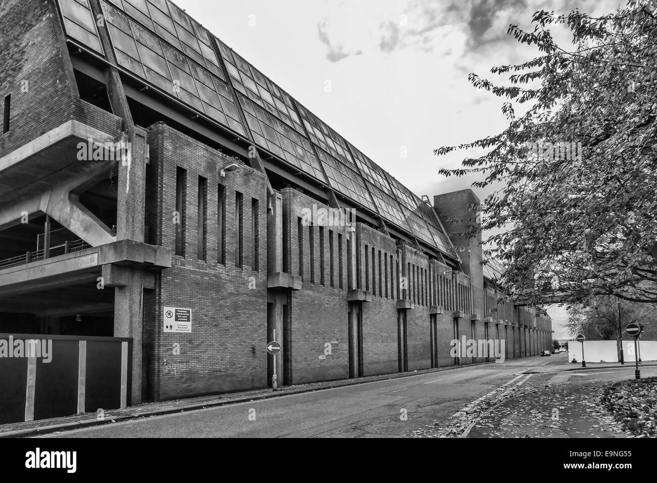 Derelict. Greyfriars Bus Station nearly ready for demolition Northampton Stock Photo