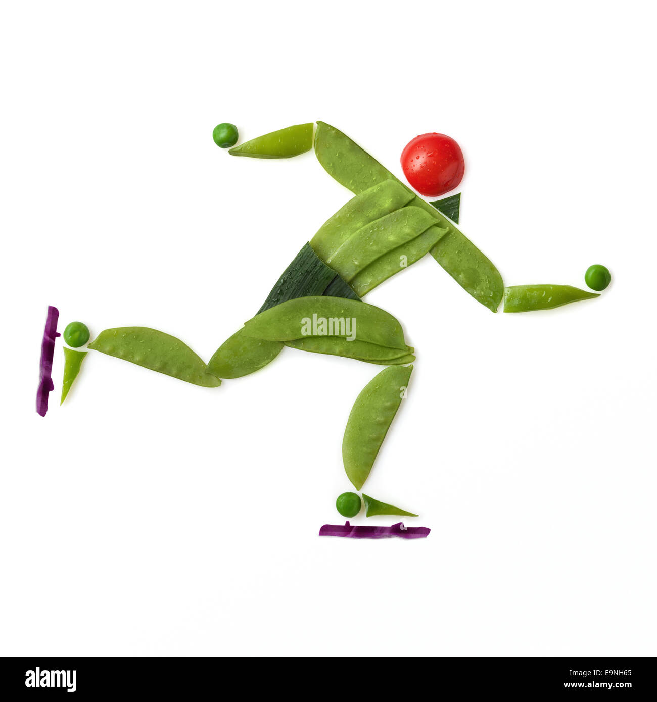 High speed skating Cut Out Stock Images & Pictures Alamy