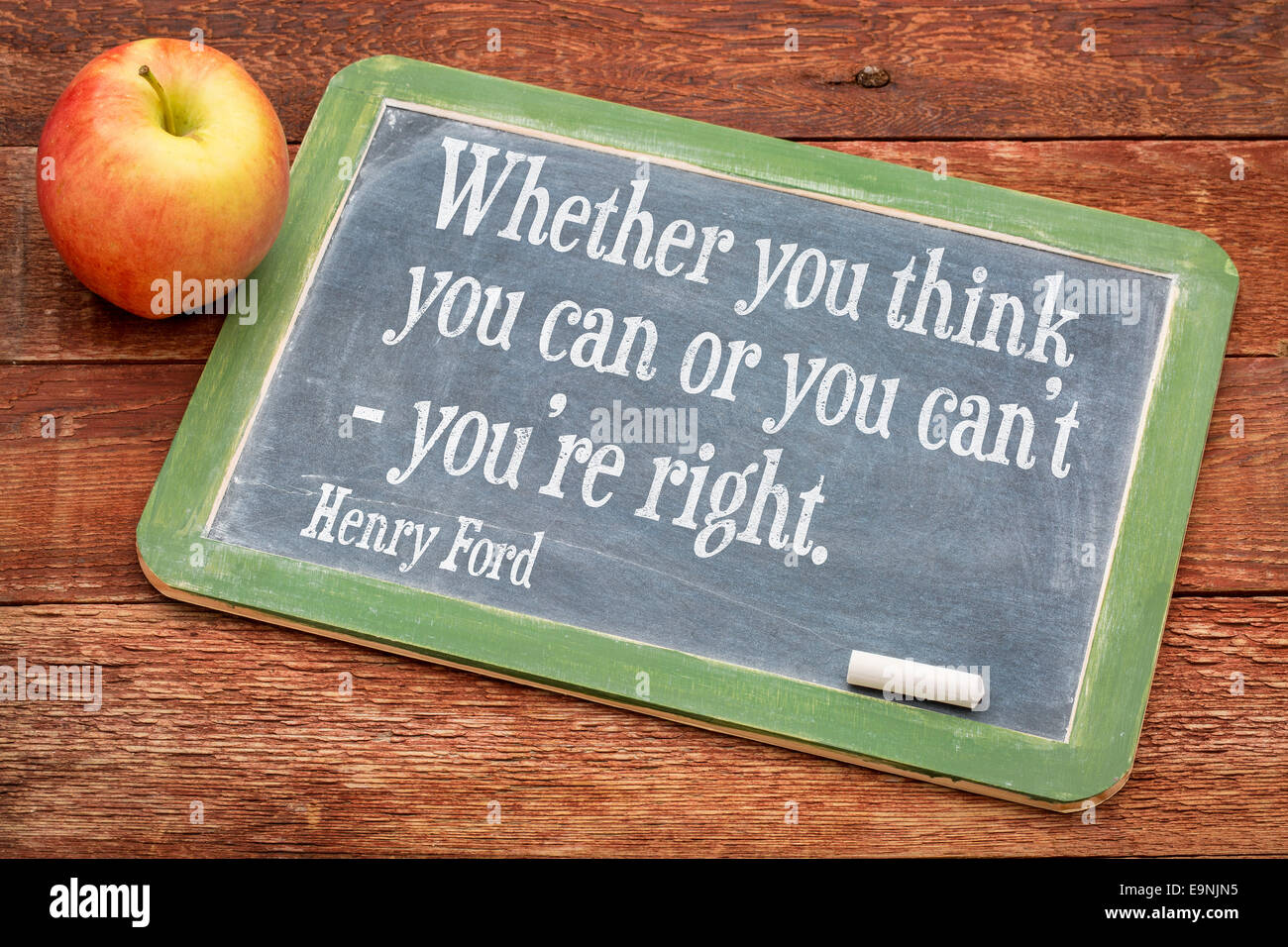 Whether you think you can or you can't - you're right, motivational