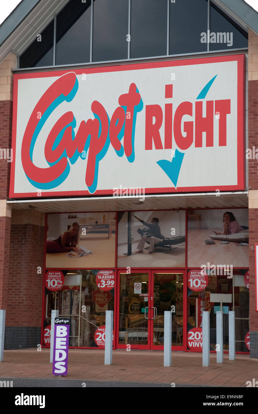 The front of the Carpetright store at the Rydon Lane Retail Park