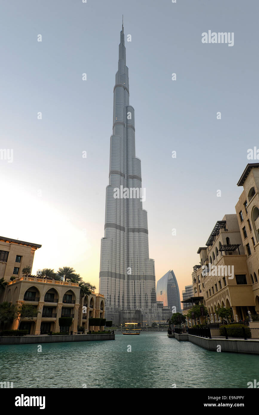 Burj Khalifa in Dubai, UAE Stock Photo