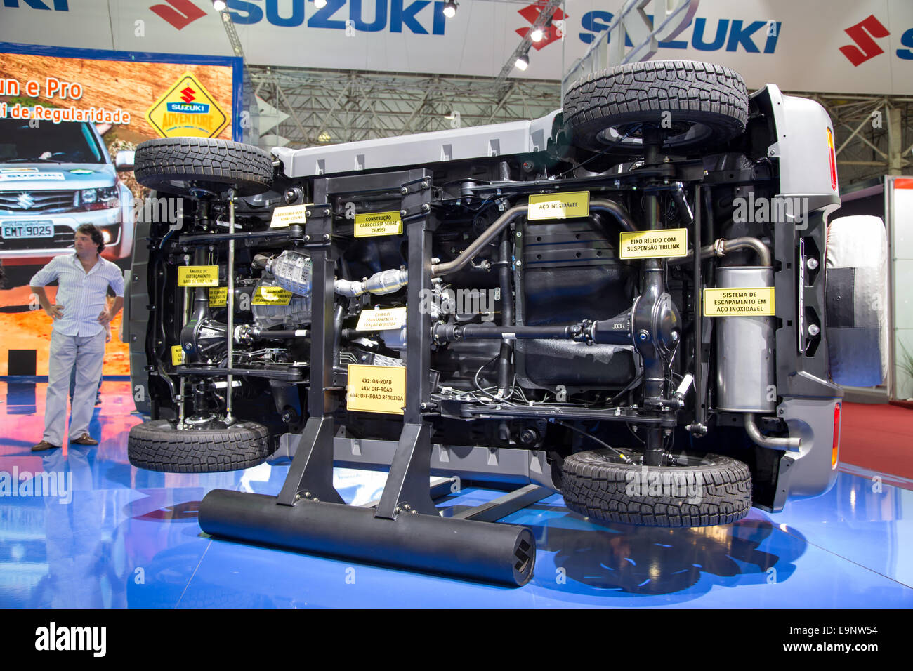 Sao Paulo, Brazil. 30th October, 2014. Suzuki Jimmy chassis. Vehicles