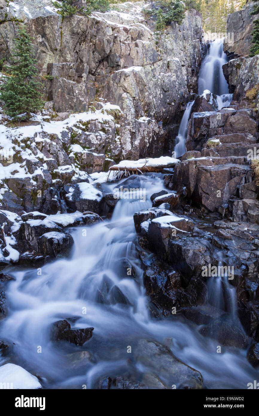 The lower sections of Continental Falls on Spruce Creek on the Mohawk