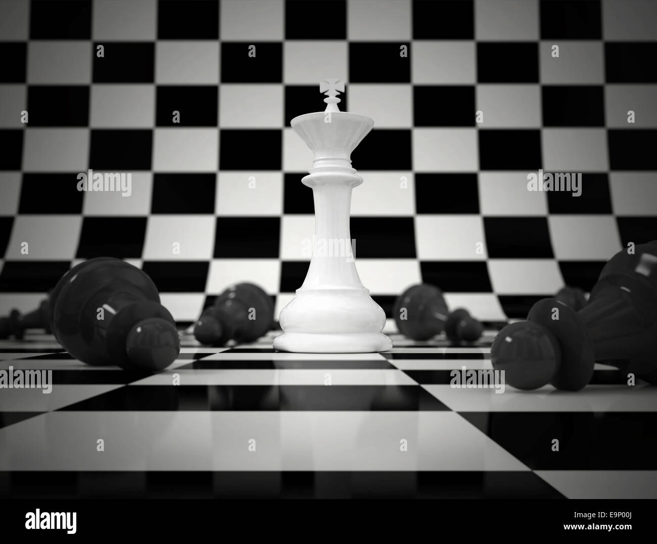 Wallpaper chess, king, mirror, pawn for mobile and desktop