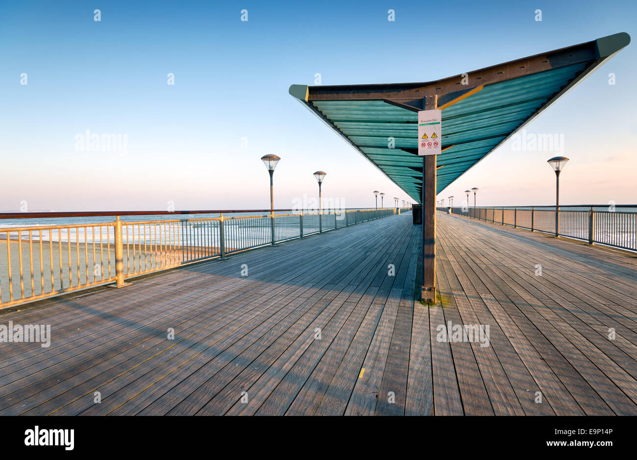 Boscombe Pier at Bournemouth in Dorset Stock Photo