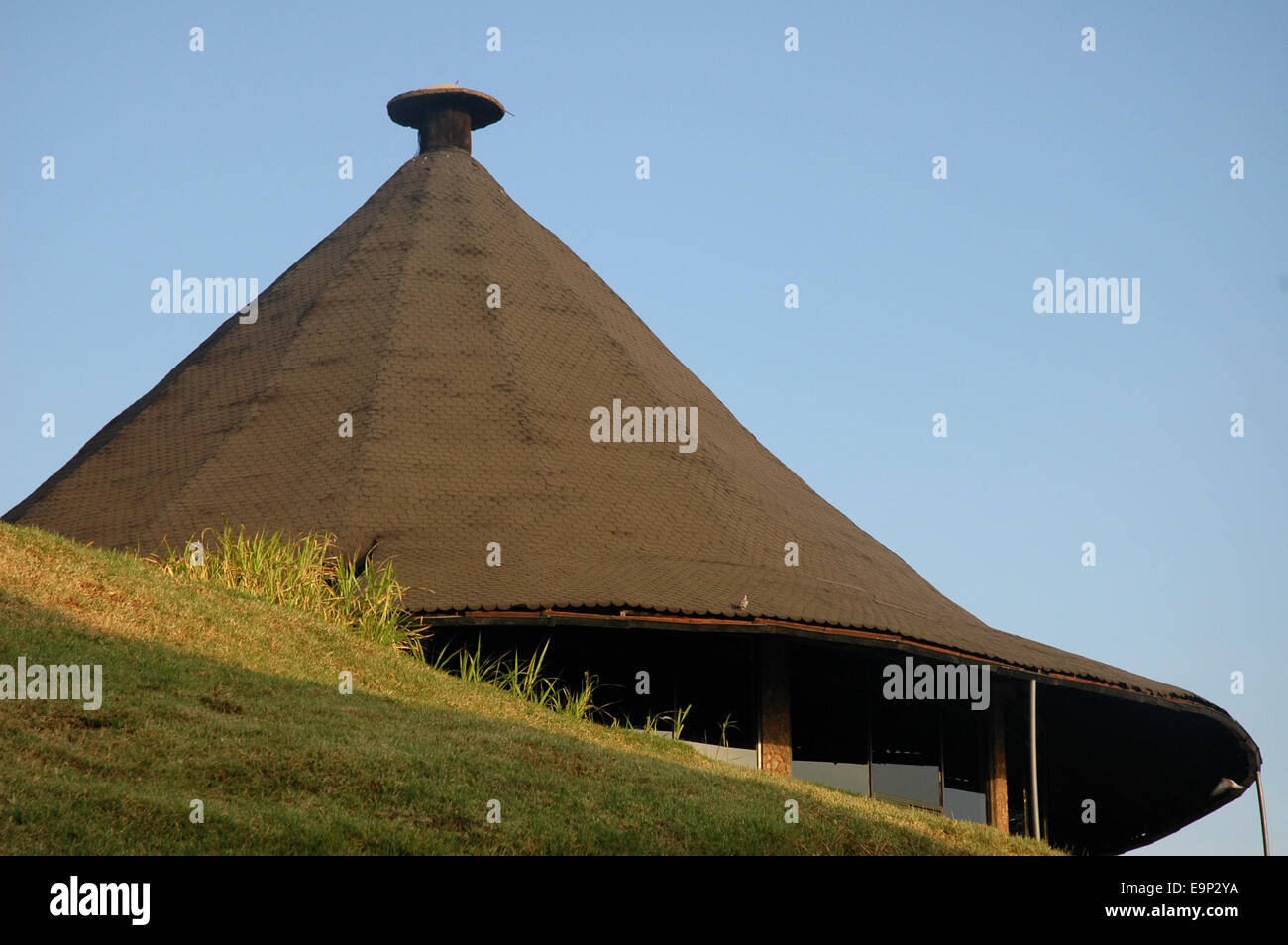 African architecture, african lodge Stock Photo Alamy