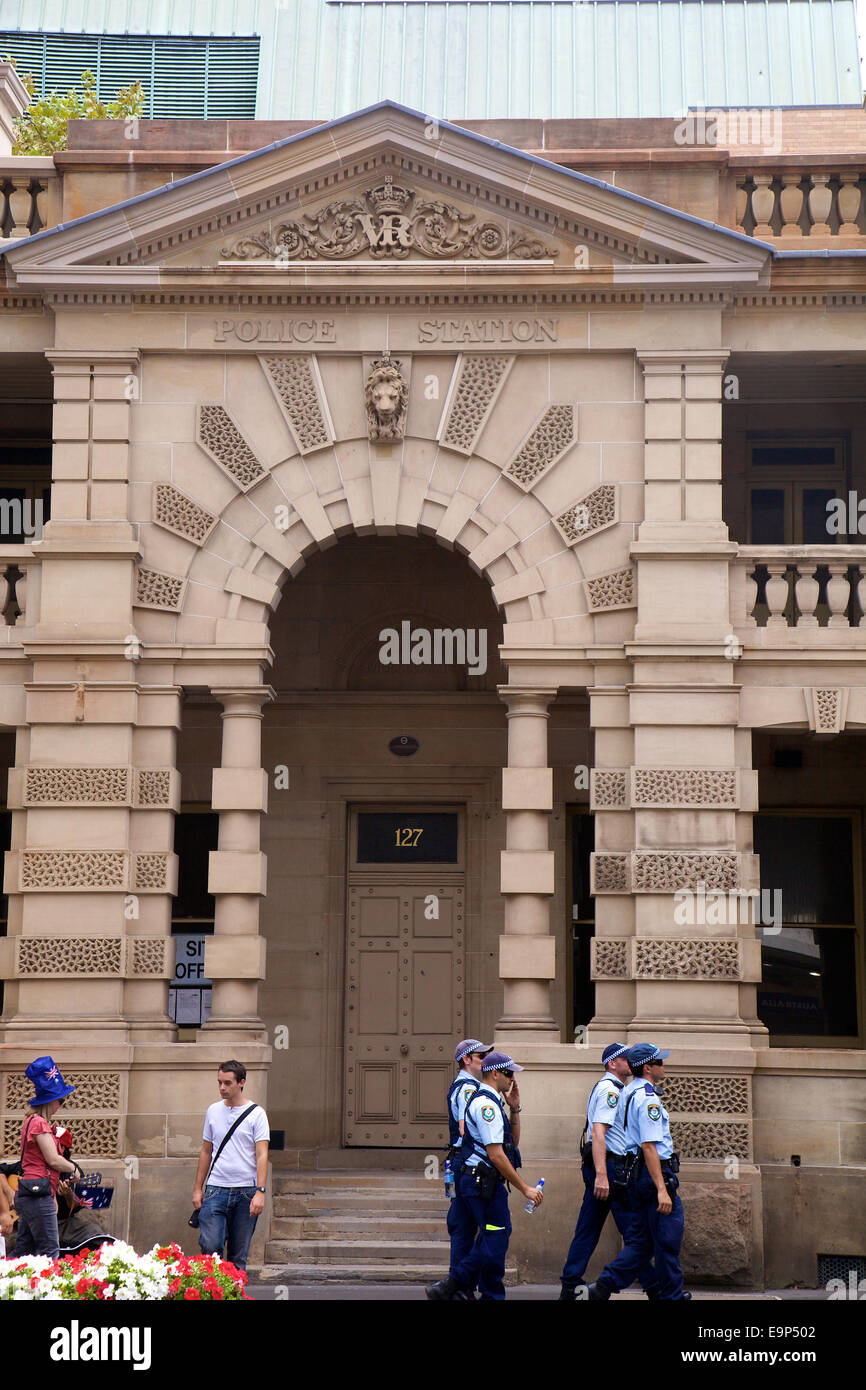 Old Police Station At The Rocks Sydney Australia Stock Photo