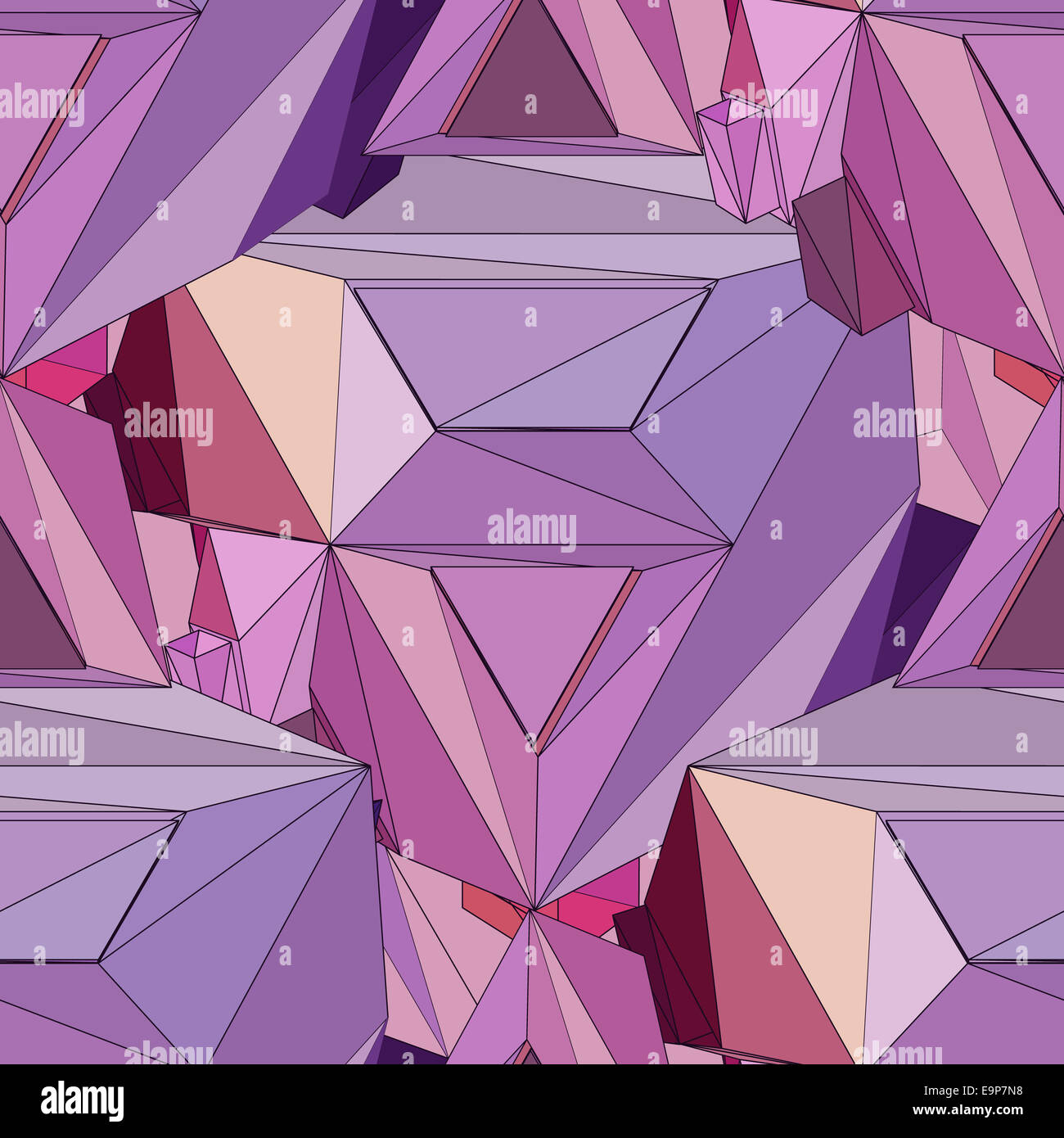 Geometric 3D seamless background Stock Photo - Alamy