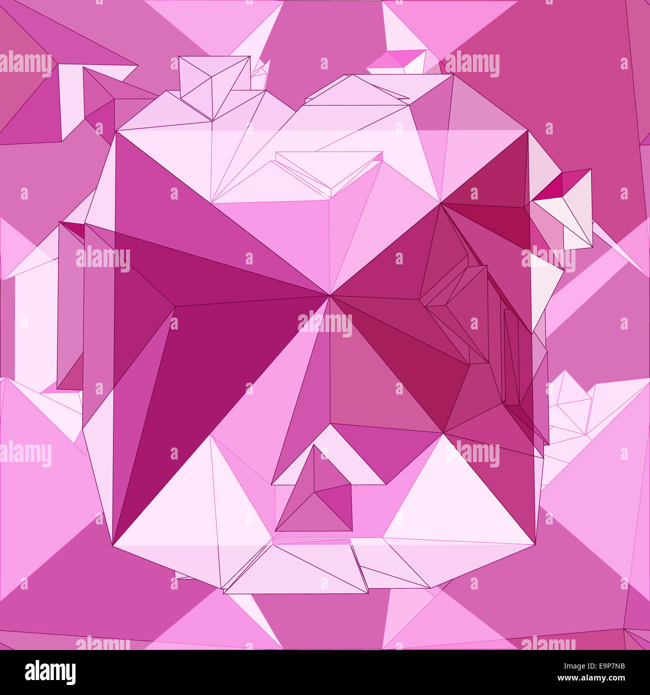 Geometric 3D seamless background Stock Photo - Alamy