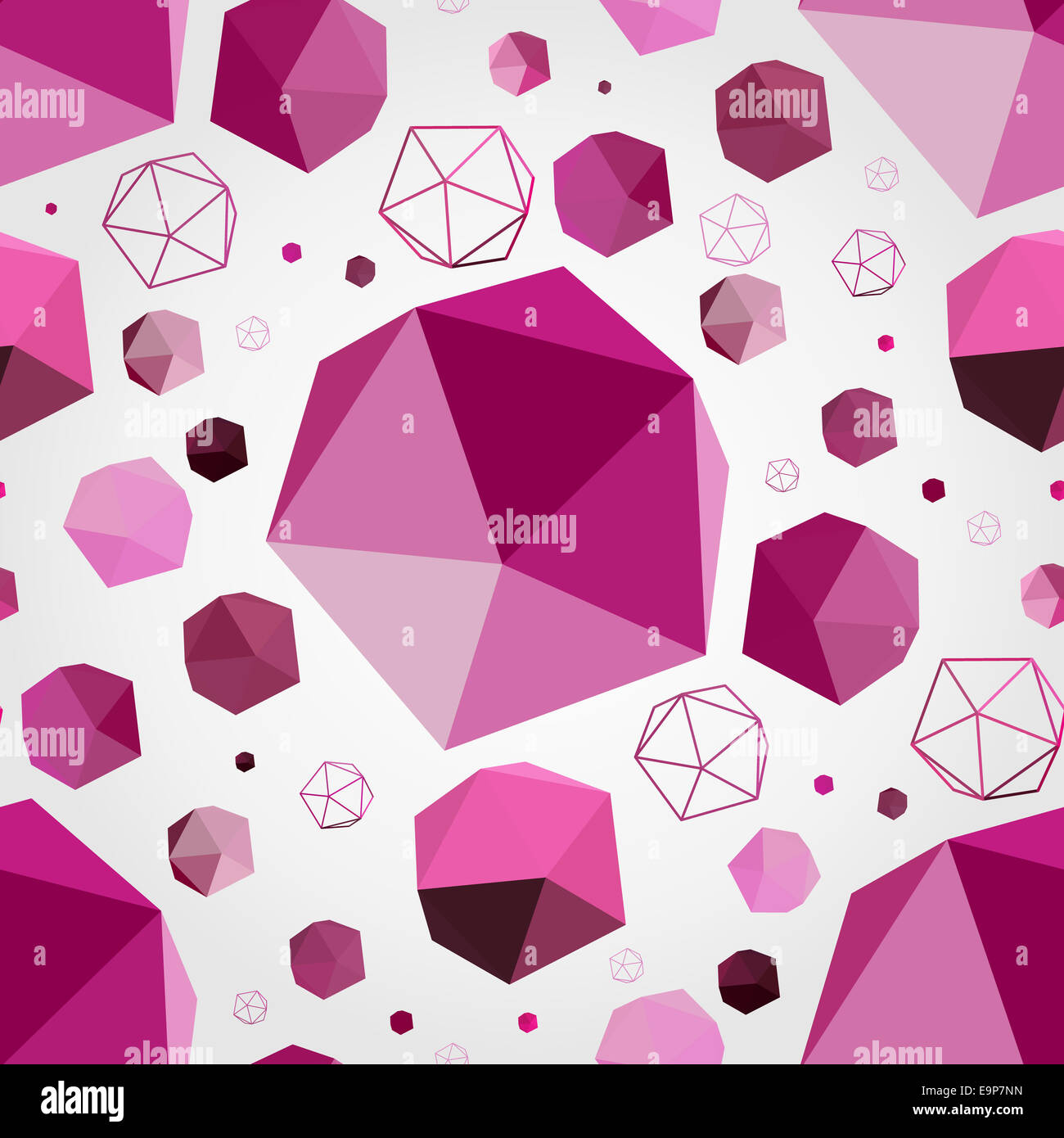 Geometric 3D seamless background Stock Photo - Alamy
