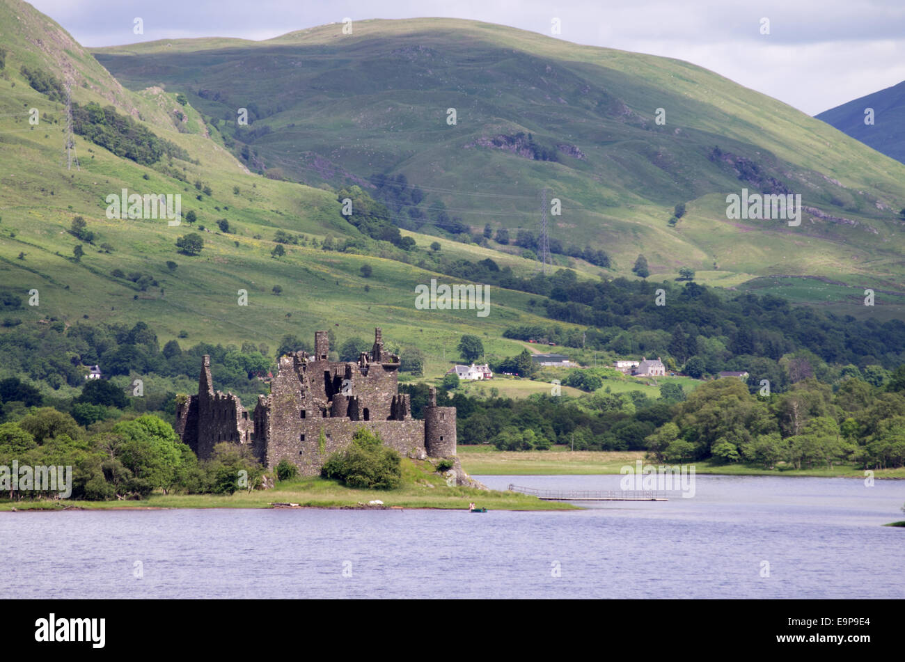 Kilchurn Castle Loch Awe Stock Photo