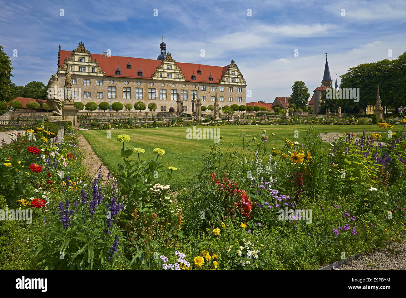 Weikersheim Castle, Baden-Wuerttemberg, Germany Stock Photo