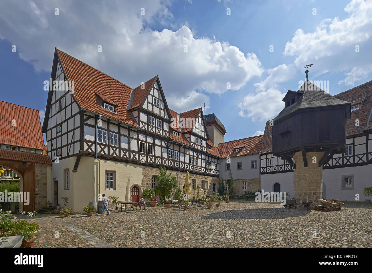 The Adelshof in Quedlinburg, Germany Stock Photo